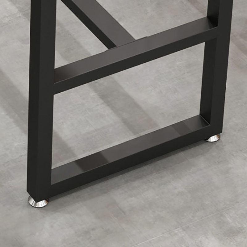 Industrial Rectangle Top Counter Table Marble Top 42-inch Height Bar Table Clearhalo 'Bar Furniture' 'Bar Tables' 'bar_tables' 'furn' 'furn_bar_tables' 'Furniture' 'furniture_bar_tables' 'Kitchen & Dining Furniture' 'kitchen&dining_furn' 'kitchen' 4258395