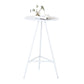 Industrial Style Iron Bar Table 23.6" Round Top Indoor Table with 3 Legs White Without Chairs Clearhalo 'Bar Furniture' 'Bar Tables' 'bar_tables' 'furn' 'furn_bar_tables' 'Furniture' 'furniture_bar_tables' 'Kitchen & Dining Furniture' 'kitchen&dining_furn' 'kitchen' 4258530