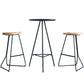 Industrial Style Iron Bar Table 23.6" Round Top Indoor Table with 3 Legs Clearhalo 'Bar Furniture' 'Bar Tables' 'bar_tables' 'furn' 'furn_bar_tables' 'Furniture' 'furniture_bar_tables' 'Kitchen & Dining Furniture' 'kitchen&dining_furn' 'kitchen' 4258535