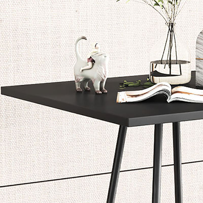 Industrial Style Iron Bar Table Square Top Indoor 4 Legs Bistro Table - 23"W x 41"H Clearhalo 'Bar Furniture' 'Bar Tables' 'bar_tables' 'furn' 'furn_bar_tables' 'Furniture' 'furniture_bar_tables' 'Kitchen & Dining Furniture' 'kitchen&dining_furn' 'kitchen' 4258551