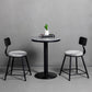Industrial Metal Bar Table 21.6" Round Top Faux Marble Pedestal Bistro Table for Cafe Clearhalo 'Bar Furniture' 'Bar Tables' 'bar_tables' 'furn' 'furn_bar_tables' 'Furniture' 'furniture_bar_tables' 'Kitchen & Dining Furniture' 'kitchen&dining_furn' 'kitchen' 4258563