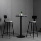 Industrial Metal Bar Table 21.6" Round Top Faux Marble Pedestal Bistro Table for Cafe Clearhalo 'Bar Furniture' 'Bar Tables' 'bar_tables' 'furn' 'furn_bar_tables' 'Furniture' 'furniture_bar_tables' 'Kitchen & Dining Furniture' 'kitchen&dining_furn' 'kitchen' 4258569