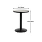 Industrial Metal Bar Table 21.6" Round Top Faux Marble Pedestal Bistro Table for Cafe Clearhalo 'Bar Furniture' 'Bar Tables' 'bar_tables' 'furn' 'furn_bar_tables' 'Furniture' 'furniture_bar_tables' 'Kitchen & Dining Furniture' 'kitchen&dining_furn' 'kitchen' 4258573