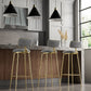 Glam Low Back Bar Stool Footrest Round Upholstered Counter Height Stool Clearhalo 'Bar Furniture' 'Bar Stools' 'bar_stools' 'furn' 'furn_bar_stools' 'furniture_bar_stools' 'Kitchen & Dining Furniture' 'kitchen&dining_furn' 'kitchen' 'kitchen_furn' Furniture' 4258580