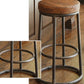 Modern Wood Bar Stool Round Footrest Indoor Counter Stool with Iron Legs Clearhalo 'Bar Furniture' 'Bar Stools' 'bar_stools' 'furn' 'furn_bar_stools' 'furniture_bar_stools' 'Kitchen & Dining Furniture' 'kitchen&dining_furn' 'kitchen' 'kitchen_furn' Furniture' 4258658