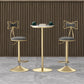 Glam Liftable Backrest Counter Stool Iron Household Bar Stool with Cushion Clearhalo 'Bar Furniture' 'Bar Stools' 'bar_stools' 'furn' 'furn_bar_stools' 'furniture_bar_stools' 'Kitchen & Dining Furniture' 'kitchen&dining_furn' 'kitchen' 'kitchen_furn' Furniture' 4258700