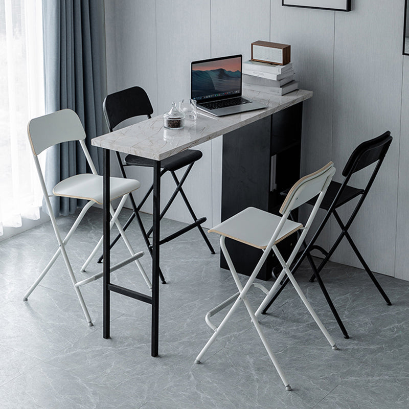 Wood Folding Bar & Counter Stool Modern Low Back Footrest Indoor Bar Stool Clearhalo 'Bar Furniture' 'Bar Stools' 'bar_stools' 'furn' 'furn_bar_stools' 'furniture_bar_stools' 'Kitchen & Dining Furniture' 'kitchen&dining_furn' 'kitchen' 'kitchen_furn' Furniture' 4258776