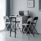 Wood Folding Bar & Counter Stool Modern Low Back Footrest Indoor Bar Stool Clearhalo 'Bar Furniture' 'Bar Stools' 'bar_stools' 'furn' 'furn_bar_stools' 'furniture_bar_stools' 'Kitchen & Dining Furniture' 'kitchen&dining_furn' 'kitchen' 'kitchen_furn' Furniture' 4258777