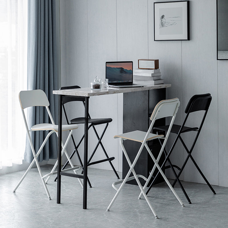 Wood Folding Bar & Counter Stool Modern Low Back Footrest Indoor Bar Stool Clearhalo 'Bar Furniture' 'Bar Stools' 'bar_stools' 'furn' 'furn_bar_stools' 'furniture_bar_stools' 'Kitchen & Dining Furniture' 'kitchen&dining_furn' 'kitchen' 'kitchen_furn' Furniture' 4258777