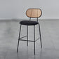 Modern Arm-less Bar Stool Rectangle Low Back Footrest Indoor Counter Stool(set of 2) Clearhalo 'Bar Furniture' 'Bar Stools' 'bar_stools' 'furn' 'furn_bar_stools' 'furniture_bar_stools' 'Kitchen & Dining Furniture' 'kitchen&dining_furn' 'kitchen' 'kitchen_furn' Furniture' 4258792