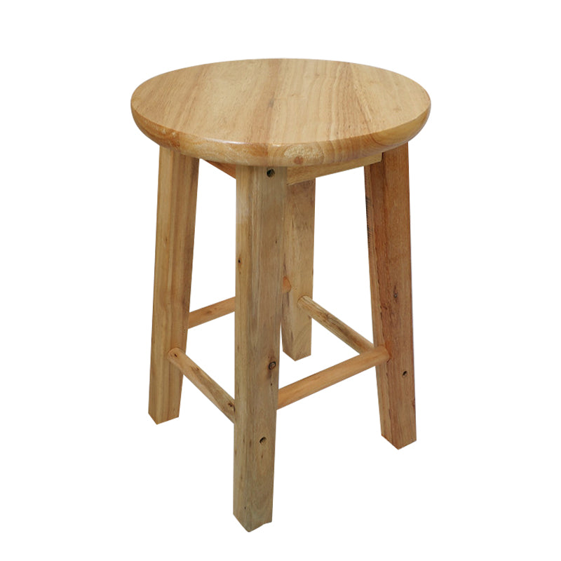 Modern Armless Backless Counter Stool Wood Shop Bar Stool with Pedal Clearhalo 'Bar Furniture' 'Bar Stools' 'bar_stools' 'furn' 'furn_bar_stools' 'furniture_bar_stools' 'Kitchen & Dining Furniture' 'kitchen&dining_furn' 'kitchen' 'kitchen_furn' Furniture' 4258797