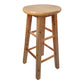 Modern Armless Backless Counter Stool Wood Shop Bar Stool with Pedal Bar Stool(31"H) Clearhalo 'Bar Furniture' 'Bar Stools' 'bar_stools' 'furn' 'furn_bar_stools' 'furniture_bar_stools' 'Kitchen & Dining Furniture' 'kitchen&dining_furn' 'kitchen' 'kitchen_furn' Furniture' 4258799