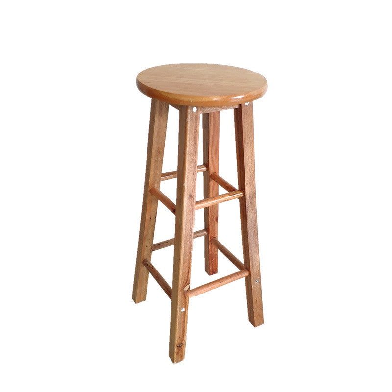 Modern Armless Backless Counter Stool Wood Shop Bar Stool with Pedal Clearhalo 'Bar Furniture' 'Bar Stools' 'bar_stools' 'furn' 'furn_bar_stools' 'furniture_bar_stools' 'Kitchen & Dining Furniture' 'kitchen&dining_furn' 'kitchen' 'kitchen_furn' Furniture' 4258802