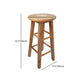 Modern Armless Backless Counter Stool Wood Shop Bar Stool with Pedal Clearhalo 'Bar Furniture' 'Bar Stools' 'bar_stools' 'furn' 'furn_bar_stools' 'furniture_bar_stools' 'Kitchen & Dining Furniture' 'kitchen&dining_furn' 'kitchen' 'kitchen_furn' Furniture' 4258809