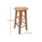 Modern Armless Backless Counter Stool Wood Shop Bar Stool with Pedal Clearhalo 'Bar Furniture' 'Bar Stools' 'bar_stools' 'furn' 'furn_bar_stools' 'furniture_bar_stools' 'Kitchen & Dining Furniture' 'kitchen&dining_furn' 'kitchen' 'kitchen_furn' Furniture' 4258810