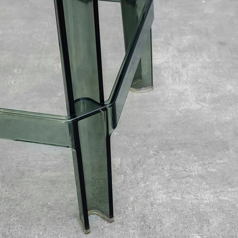 Modern Backless Plastic Bar Stool Footrest Square Stack-able Indoor Stool Clearhalo 'Bar Furniture' 'Bar Stools' 'bar_stools' 'furn' 'furn_bar_stools' 'furniture_bar_stools' 'Kitchen & Dining Furniture' 'kitchen&dining_furn' 'kitchen' 'kitchen_furn' Furniture' 4259013