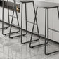 Contemporary Bucket Counter Bar Stool Armless Plastic Bar Stool with Footrest, Iron Base Clearhalo 'Bar Furniture' 'Bar Stools' 'bar_stools' 'furn' 'furn_bar_stools' 'furniture_bar_stools' 'Kitchen & Dining Furniture' 'kitchen&dining_furn' 'kitchen' 'kitchen_furn' Furniture' 4259042