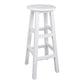 Modern Armless Backless Counter Stool Wood Household Bar Stool with Pedal White 1 Piece Bar Stool(31"H) Clearhalo 'Bar Furniture' 'Bar Stools' 'bar_stools' 'furn' 'furn_bar_stools' 'furniture_bar_stools' 'Kitchen & Dining Furniture' 'kitchen&dining_furn' 'kitchen' 'kitchen_furn' Furniture' 4259108