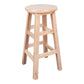 Modern Armless Backless Counter Stool Wood Household Bar Stool with Pedal Natural 1 Piece Counter Stool (24"H) Clearhalo 'Bar Furniture' 'Bar Stools' 'bar_stools' 'furn' 'furn_bar_stools' 'furniture_bar_stools' 'Kitchen & Dining Furniture' 'kitchen&dining_furn' 'kitchen' 'kitchen_furn' Furniture' 4259114