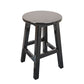 Modern Armless Backless Counter Stool Wood Household Bar Stool with Pedal Black 1 Piece Short Stool(20"H) Clearhalo 'Bar Furniture' 'Bar Stools' 'bar_stools' 'furn' 'furn_bar_stools' 'furniture_bar_stools' 'Kitchen & Dining Furniture' 'kitchen&dining_furn' 'kitchen' 'kitchen_furn' Furniture' 4259122