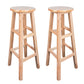Modern Armless Backless Counter Stool Wood Household Bar Stool with Pedal Natural 2 Piece Set Bar Stool(31"H) Clearhalo 'Bar Furniture' 'Bar Stools' 'bar_stools' 'furn' 'furn_bar_stools' 'furniture_bar_stools' 'Kitchen & Dining Furniture' 'kitchen&dining_furn' 'kitchen' 'kitchen_furn' Furniture' 4259135