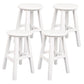 Modern Armless Backless Counter Stool Wood Household Bar Stool with Pedal White 4 Piece Set Short Stool(20"H) Clearhalo 'Bar Furniture' 'Bar Stools' 'bar_stools' 'furn' 'furn_bar_stools' 'furniture_bar_stools' 'Kitchen & Dining Furniture' 'kitchen&dining_furn' 'kitchen' 'kitchen_furn' Furniture' 4259142