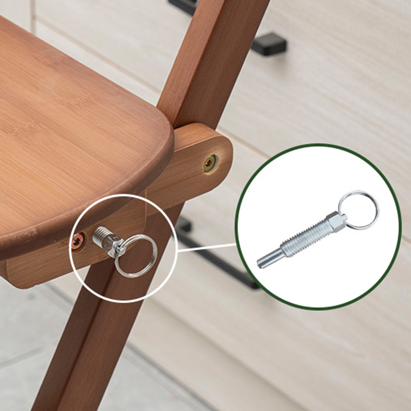 Contemporary Folding Counter Bar Stool Armless Wood Bar Stool with Footrest Clearhalo 'Bar Furniture' 'Bar Stools' 'bar_stools' 'furn' 'furn_bar_stools' 'furniture_bar_stools' 'Kitchen & Dining Furniture' 'kitchen&dining_furn' 'kitchen' 'kitchen_furn' Furniture' 4259173