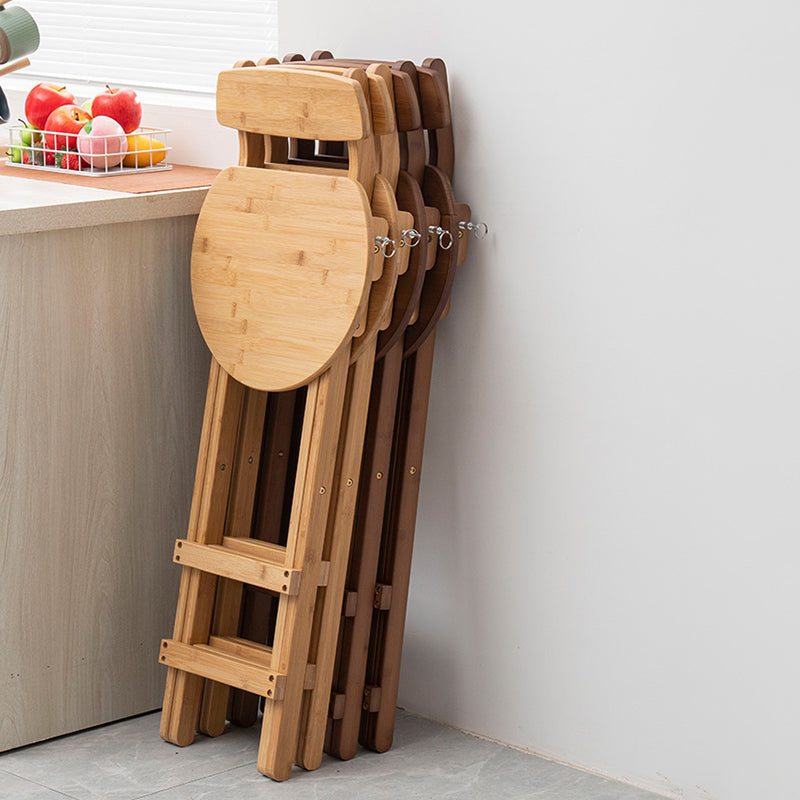 Contemporary Folding Counter Bar Stool Armless Wood Bar Stool with Footrest Clearhalo 'Bar Furniture' 'Bar Stools' 'bar_stools' 'furn' 'furn_bar_stools' 'furniture_bar_stools' 'Kitchen & Dining Furniture' 'kitchen&dining_furn' 'kitchen' 'kitchen_furn' Furniture' 4259178