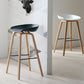 Contemporary Bucket Counter Bar Stool Armless Plastic Bar Stool with Footrest Clearhalo 'Bar Furniture' 'Bar Stools' 'bar_stools' 'furn' 'furn_bar_stools' 'furniture_bar_stools' 'Kitchen & Dining Furniture' 'kitchen&dining_furn' 'kitchen' 'kitchen_furn' Furniture' 4259185