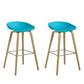 Contemporary Bucket Counter Bar Stool Armless Plastic Bar Stool with Footrest Blue 2 Piece Set Iron Clearhalo 'Bar Furniture' 'Bar Stools' 'bar_stools' 'furn' 'furn_bar_stools' 'furniture_bar_stools' 'Kitchen & Dining Furniture' 'kitchen&dining_furn' 'kitchen' 'kitchen_furn' Furniture' 4259211