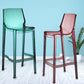 Contemporary Counter Bar Stool Armless Plastic Low Back Bar Stool with Footrest (Set of 4) Clearhalo 'Bar Furniture' 'Bar Stools' 'bar_stools' 'furn' 'furn_bar_stools' 'furniture_bar_stools' 'Kitchen & Dining Furniture' 'kitchen&dining_furn' 'kitchen' 'kitchen_furn' Furniture' 4259302