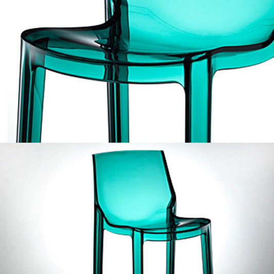 Contemporary Counter Bar Stool Armless Plastic Low Back Bar Stool with Footrest (Set of 4) Clearhalo 'Bar Furniture' 'Bar Stools' 'bar_stools' 'furn' 'furn_bar_stools' 'furniture_bar_stools' 'Kitchen & Dining Furniture' 'kitchen&dining_furn' 'kitchen' 'kitchen_furn' Furniture' 4259303