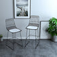 Modern Counter Bar Stool Armless Leather Full Back Bar Stool with Footrest Clearhalo 'Bar Furniture' 'Bar Stools' 'bar_stools' 'furn' 'furn_bar_stools' 'furniture_bar_stools' 'Kitchen & Dining Furniture' 'kitchen&dining_furn' 'kitchen' 'kitchen_furn' Furniture' 4259320