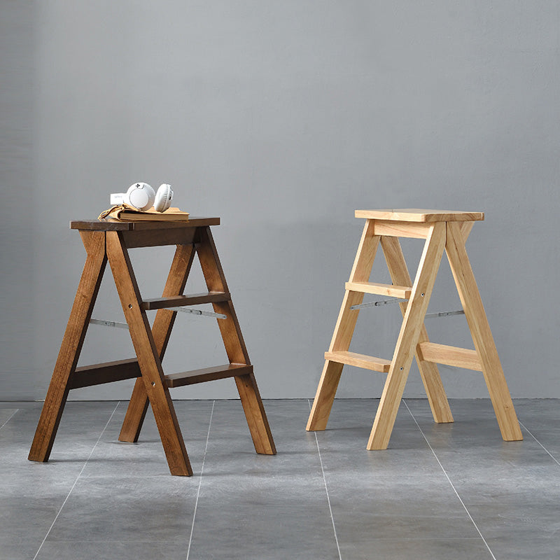 Stackable Rectangle Bar Stool Modern Armless Wood Bar Stool with Footrest Clearhalo 'Bar Furniture' 'Bar Stools' 'bar_stools' 'furn' 'furn_bar_stools' 'furniture_bar_stools' 'Kitchen & Dining Furniture' 'kitchen&dining_furn' 'kitchen' 'kitchen_furn' Furniture' 4259340