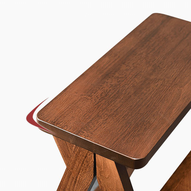 Stackable Rectangle Bar Stool Modern Armless Wood Bar Stool with Footrest Clearhalo 'Bar Furniture' 'Bar Stools' 'bar_stools' 'furn' 'furn_bar_stools' 'furniture_bar_stools' 'Kitchen & Dining Furniture' 'kitchen&dining_furn' 'kitchen' 'kitchen_furn' Furniture' 4259348