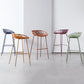 Modern Armless Backrest Counter Stool Iron Milk Tea Shop Bar Stool with Pedal Clearhalo 'Bar Furniture' 'Bar Stools' 'bar_stools' 'furn' 'furn_bar_stools' 'furniture_bar_stools' 'Kitchen & Dining Furniture' 'kitchen&dining_furn' 'kitchen' 'kitchen_furn' Furniture' 4259372