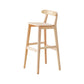 Oak Wood Armless Bar Stool Modern Indoor Barstool with Backrest and Footrest 1 Piece Bar Stool(31"H) Clearhalo 'Bar Furniture' 'Bar Stools' 'bar_stools' 'furn' 'furn_bar_stools' 'furniture_bar_stools' 'Kitchen & Dining Furniture' 'kitchen&dining_furn' 'kitchen' 'kitchen_furn' Furniture' 4259402