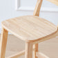Oak Wood Armless Bar Stool Modern Indoor Barstool with Backrest and Footrest Clearhalo 'Bar Furniture' 'Bar Stools' 'bar_stools' 'furn' 'furn_bar_stools' 'furniture_bar_stools' 'Kitchen & Dining Furniture' 'kitchen&dining_furn' 'kitchen' 'kitchen_furn' Furniture' 4259412