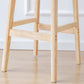 Oak Wood Armless Bar Stool Modern Indoor Barstool with Backrest and Footrest Clearhalo 'Bar Furniture' 'Bar Stools' 'bar_stools' 'furn' 'furn_bar_stools' 'furniture_bar_stools' 'Kitchen & Dining Furniture' 'kitchen&dining_furn' 'kitchen' 'kitchen_furn' Furniture' 4259414