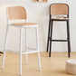 Contemporary Bar Stool Armless Plastic Low Back Counter Chair with Footrest Clearhalo 'Bar Furniture' 'Bar Stools' 'bar_stools' 'furn' 'furn_bar_stools' 'furniture_bar_stools' 'Kitchen & Dining Furniture' 'kitchen&dining_furn' 'kitchen' 'kitchen_furn' Furniture' 4259464