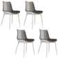 Contemporary Metal Dining Arm Chair Leather Dining Chairs for Home Use Light Gray 4 Piece Set Clearhalo ' kitchen&dining_furn' 'Dining Chairs' 'Dining Tables & Seating' 'dining_chair' 'furn' 'furn_dining_chair' 'Furniture' 'furniture_dining_chair' 'Kitchen & Dining Furniture' 'kitchen' 4260229
