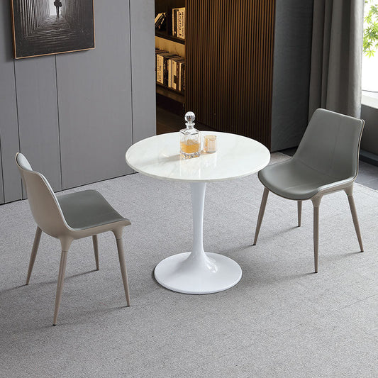 Contemporary Metal Dining Arm Chair Leather Dining Chairs for Home Use Clearhalo ' kitchen&dining_furn' 'Dining Chairs' 'Dining Tables & Seating' 'dining_chair' 'furn' 'furn_dining_chair' 'Furniture' 'furniture_dining_chair' 'Kitchen & Dining Furniture' 'kitchen' 4260232