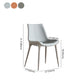 Contemporary Metal Dining Arm Chair Leather Dining Chairs for Home Use Clearhalo ' kitchen&dining_furn' 'Dining Chairs' 'Dining Tables & Seating' 'dining_chair' 'furn' 'furn_dining_chair' 'Furniture' 'furniture_dining_chair' 'Kitchen & Dining Furniture' 'kitchen' 4260240