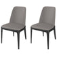 Indoor Industrial Side Chair Solid Back Wood Upholstered Dining Room Chair (Set of 2) Grey Clearhalo ' kitchen&dining_furn' 'Dining Chairs' 'Dining Tables & Seating' 'dining_chair' 'furn' 'furn_dining_chair' 'Furniture' 'furniture_dining_chair' 'Kitchen & Dining Furniture' 'kitchen' 4260268