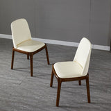 Indoor Industrial Side Chair Solid Back Wood Upholstered Dining Room Chair (Set of 2) Clearhalo ' kitchen&dining_furn' 'Dining Chairs' 'Dining Tables & Seating' 'dining_chair' 'furn' 'furn_dining_chair' 'Furniture' 'furniture_dining_chair' 'Kitchen & Dining Furniture' 'kitchen' 4260269