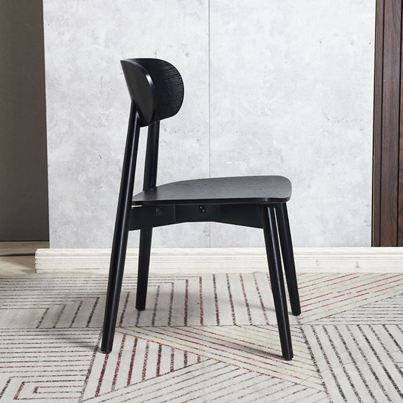 Contemporary Style Wood Dining Chairs Open Back Dining Side Chair (Set of 2) Clearhalo ' kitchen&dining_furn' 'Dining Chairs' 'Dining Tables & Seating' 'dining_chair' 'furn' 'furn_dining_chair' 'Furniture' 'furniture_dining_chair' 'Kitchen & Dining Furniture' 'kitchen' 4260290