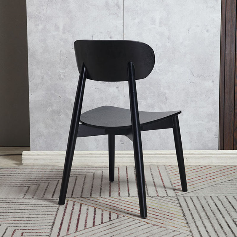 Contemporary Style Wood Dining Chairs Open Back Dining Side Chair (Set of 2) Clearhalo ' kitchen&dining_furn' 'Dining Chairs' 'Dining Tables & Seating' 'dining_chair' 'furn' 'furn_dining_chair' 'Furniture' 'furniture_dining_chair' 'Kitchen & Dining Furniture' 'kitchen' 4260291