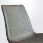 Industrial Style Leather Dining Side Chairs Solid Back Chair for Kitchen(Set of 2) Clearhalo ' kitchen&dining_furn' 'Dining Chairs' 'Dining Tables & Seating' 'dining_chair' 'furn' 'furn_dining_chair' 'Furniture' 'furniture_dining_chair' 'Kitchen & Dining Furniture' 'kitchen' 4260338