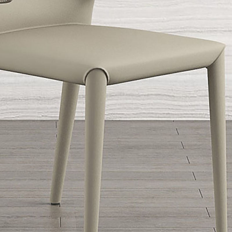 Designer Style Home Arm Chair Faux Leather Wingback Dining Chair (Set of 2) Clearhalo ' kitchen&dining_furn' 'Dining Chairs' 'Dining Tables & Seating' 'dining_chair' 'furn' 'furn_dining_chair' 'Furniture' 'furniture_dining_chair' 'Kitchen & Dining Furniture' 'kitchen' 4260380