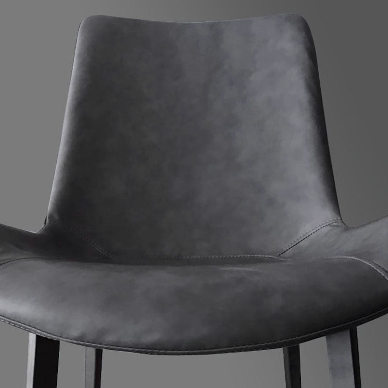 Industrial Metal Dining Side Chair Dining Room Solid Back Chair (Set of 2) Clearhalo ' kitchen&dining_furn' 'Dining Chairs' 'Dining Tables & Seating' 'dining_chair' 'furn' 'furn_dining_chair' 'Furniture' 'furniture_dining_chair' 'Kitchen & Dining Furniture' 'kitchen' 4260414